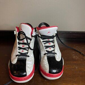Nike Air Jordans Dub Zero Black White Red